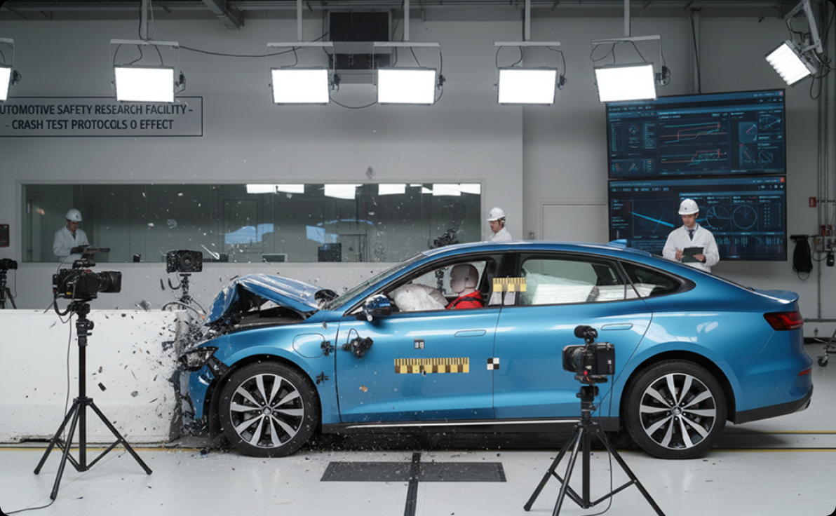 اختبار تصادم لبرنامج NCAP السعودي